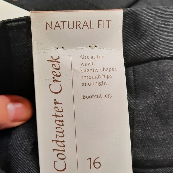 NWT Coldwater Creek (Size 16) Pants Black - Picture 8 of 10